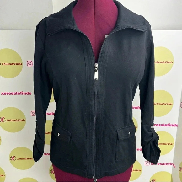 Croft & Barrow® Zip-Front Fleece Jacket - Picture 1 of 5